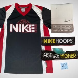 Nike Hoops Aspire Higher Basketball Jersey Top Kids Sz M (10-12)